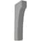Ekena Millwork 1 3/4"W x 4"D x 10"H Clarksville Wood Vintage Decor Bracket, Pebble Grey BKTWD02X04X10CVPG - alternate 1